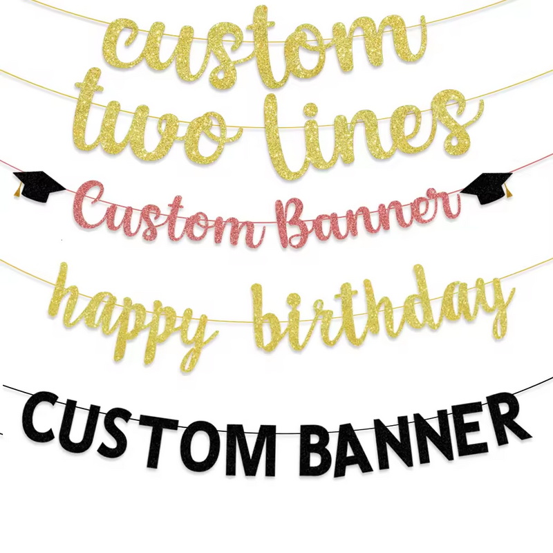 Party Custom Banner For Baby Shower Wedding Festival Decoration