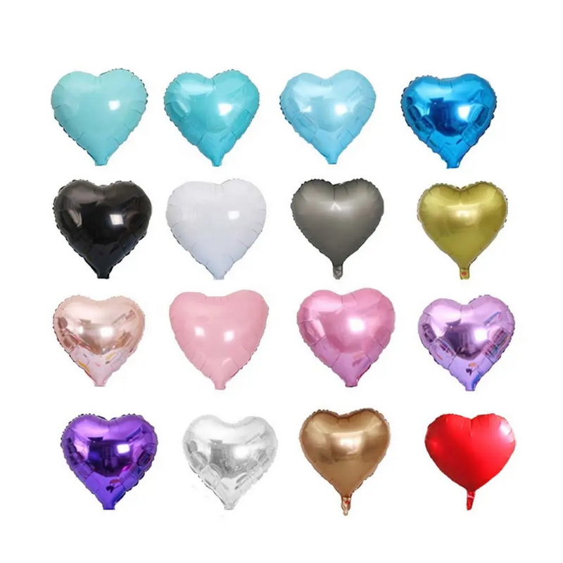 Happy Saint Valentin Party Large 18 24 30 32 inch Love Letter Heart Shape Ballon Foil Globos San Valentines Day Balloon