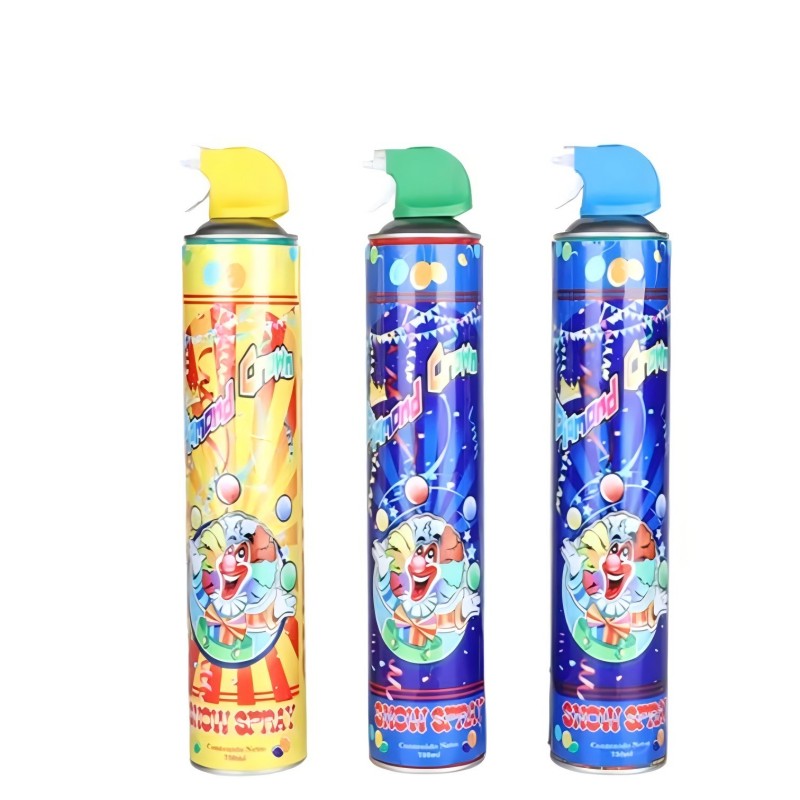 Factory Colorful OEM ODM Direct Festival Birthday Party Foam Snow Foam ESPUMA DE CARNAVAL Foam Snow Spray