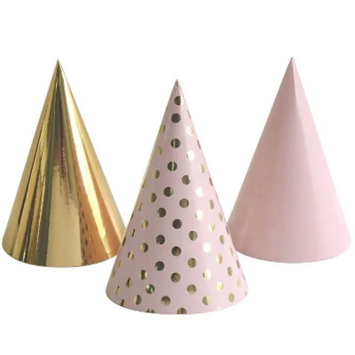 EASTTERN Wholesale Party Hats Birthday Paper Hat With Hot Stamp Polka Dot Supplies Birthday Celebrations Party Supplies