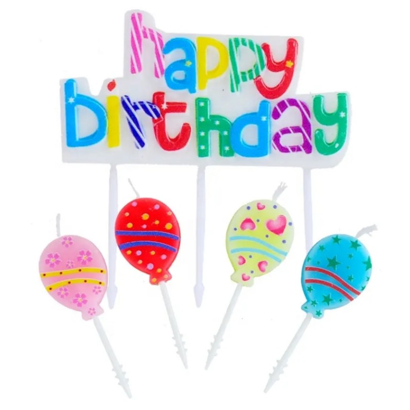 Happy Birthday Candles Letters for KIDS New!