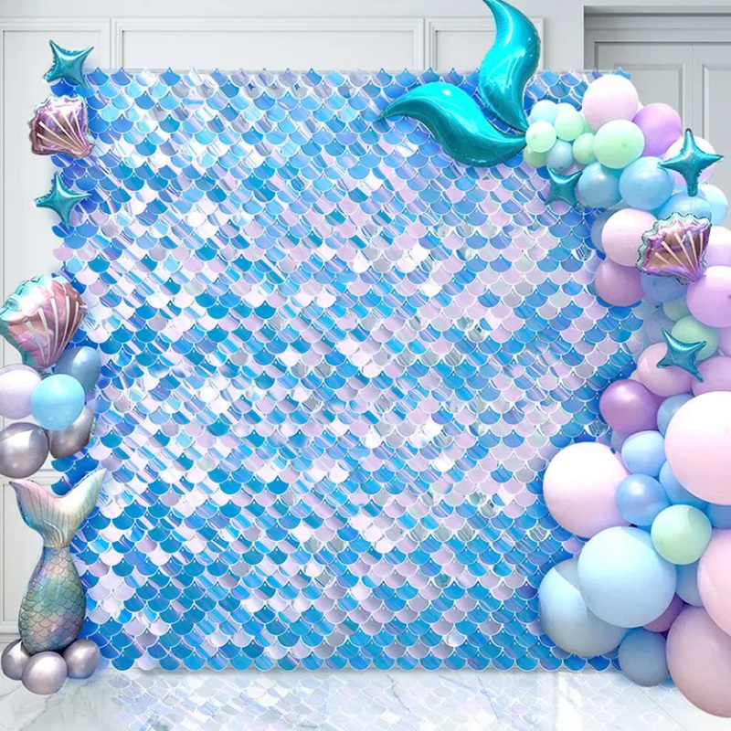 Wedding Backdrop Party Wall Decoration Sequin Curtain Shimmer Wall Panels Wedding Backdrop Decoration