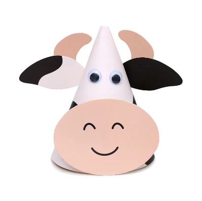 LEMON Cartoon small animal Happy Birthday Hats Party Hats Party Supplies for Kids Boys Girls Birthday Party paper Hats