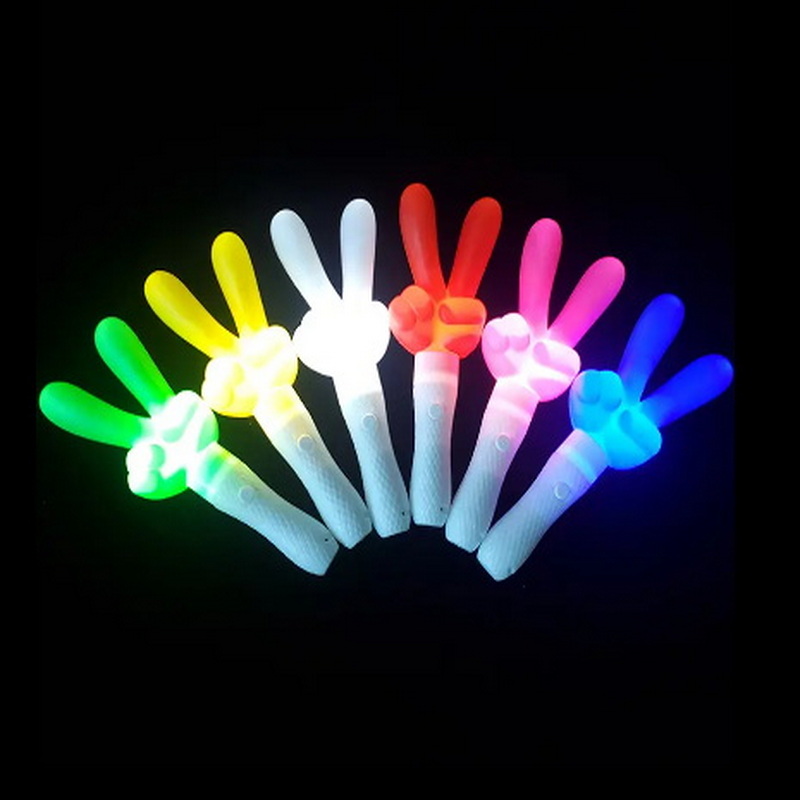 RTS LED Victory Glow Sticks 3 Mode Party Flashing Light LED Light Stick Bright Flashing Light Sticks For Festival
