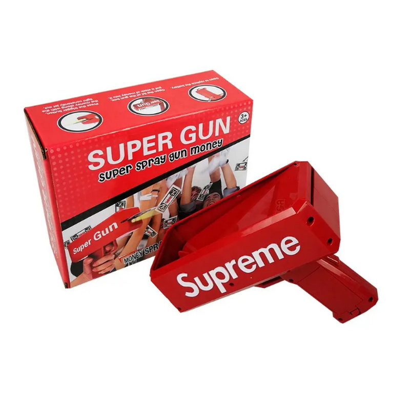 confetti shooter gun 2021new printed dollar euro automatic money shooter