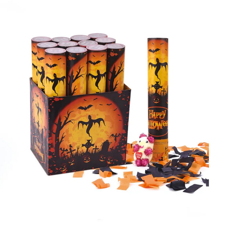 Factory Supply Long Confetti Poppers Eco-friendly Custom Wedding Confetti with Streamer