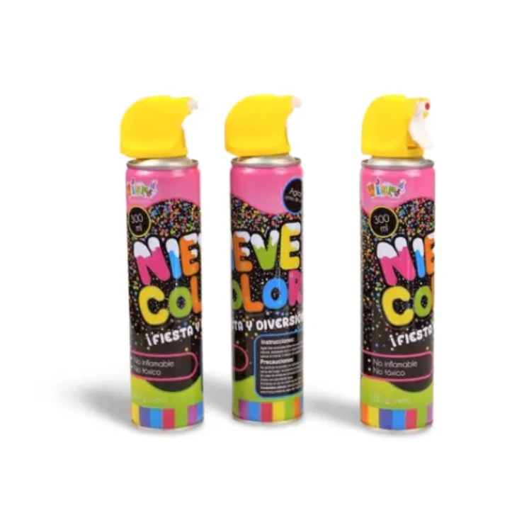 Custom Design Biodegradable Eco-friendly Non Toxic Foam Snow Spray