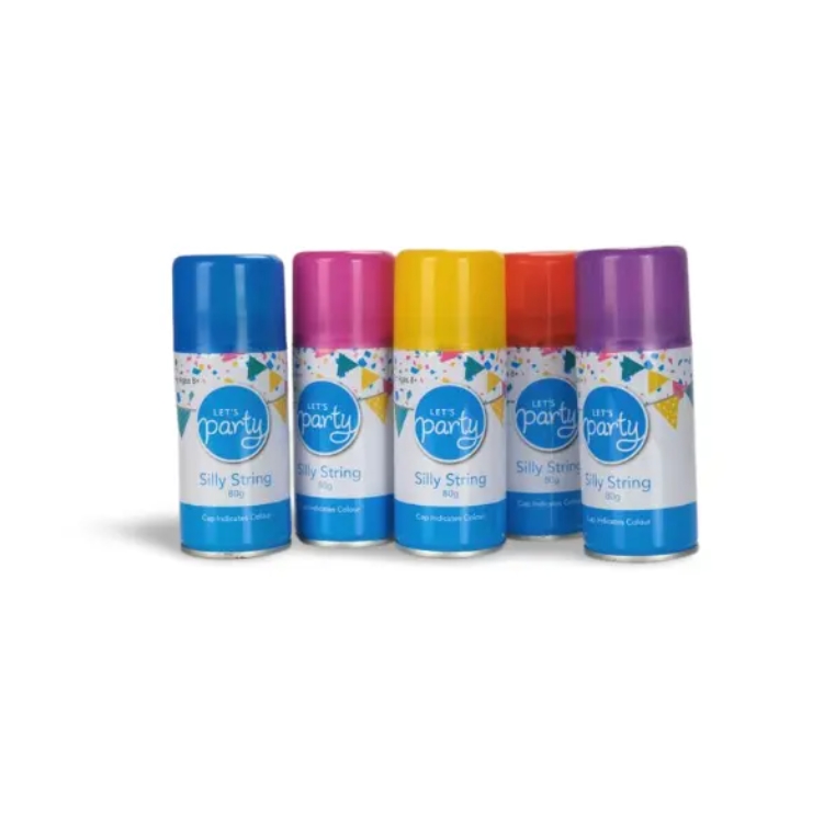High Quality Christmas Party Colorful 250ml silly String Ribbon Spray