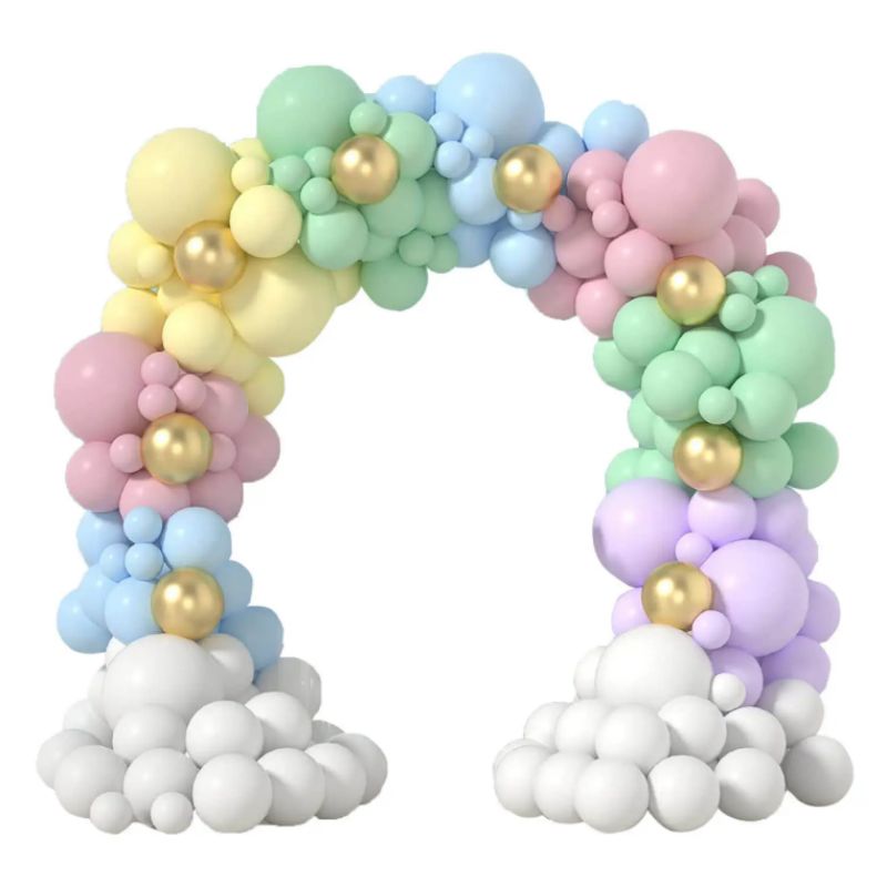 Factory directly selling wedding party decoration balloons Pastel candy balloons Arch wreath set