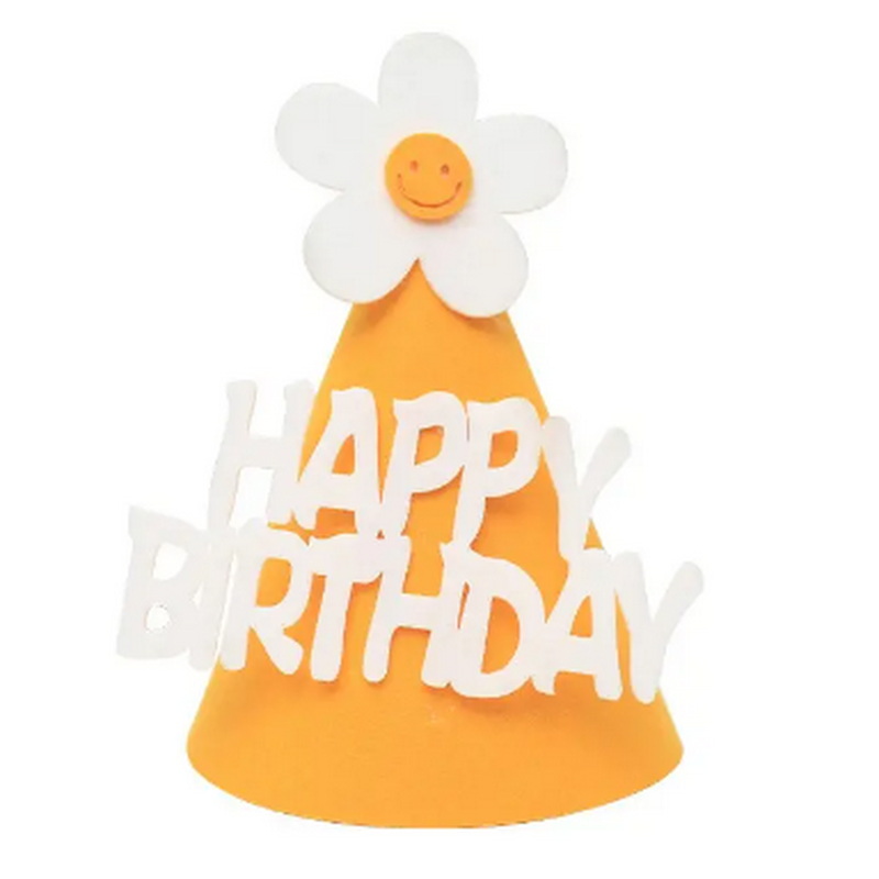 DAMAI Happy Birthday Hats Craft Birthday Party Hats for Kids Boys&Girls Party Nonwovens Hats Birthday Party Supplies