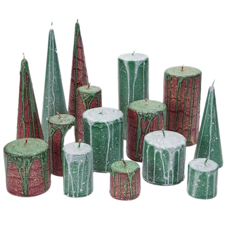 hot selling custom gift home decorations harmless high quality soy wax scented luxury Santa Candle