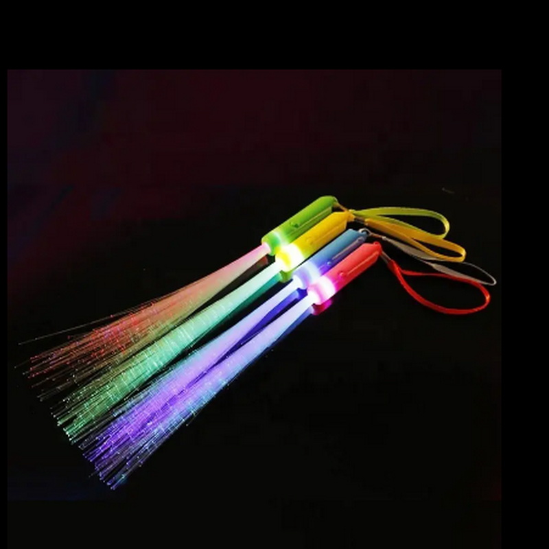 LED Glow Fiber Stick Light up Wand Optic Wand Flashing Stick Flashing for Party Favors