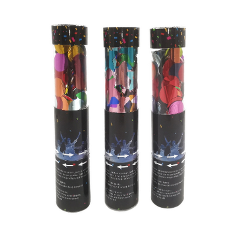 Transparent tube Party Popper Cannons DIY Party items Varieties of fillers available for Celebration Party Decoration