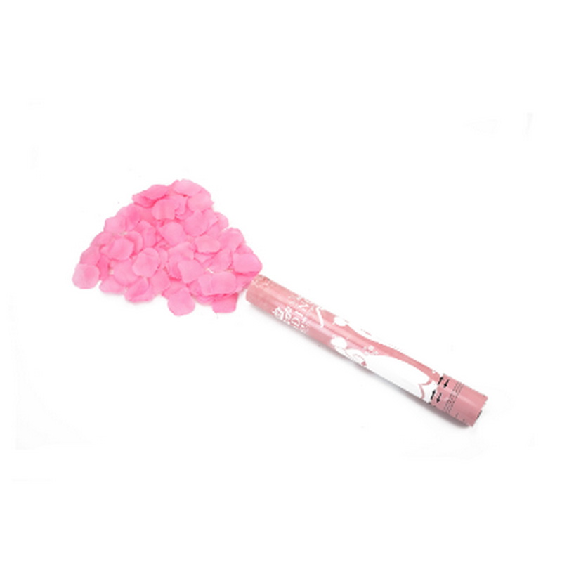 Pink Petal Wedding supplies And Party Favor popper cannon confetti Rose Petal party popper Pegasus