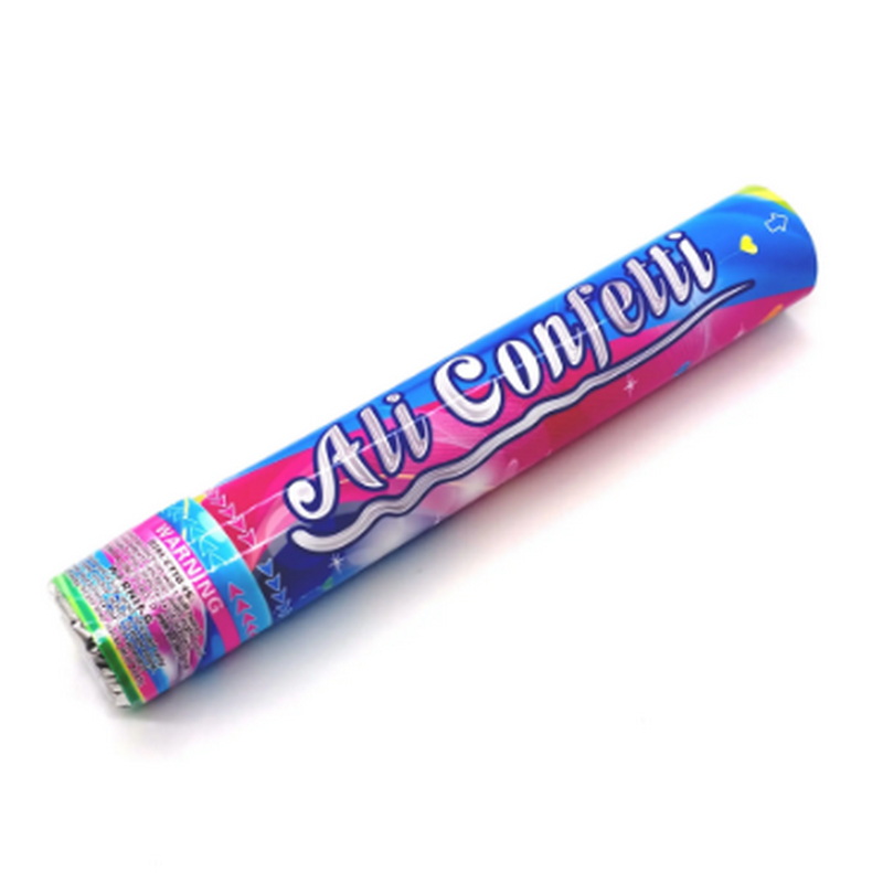 Ali handheld party popper confetti cannon custom colors purple confetti cannon for party decoration