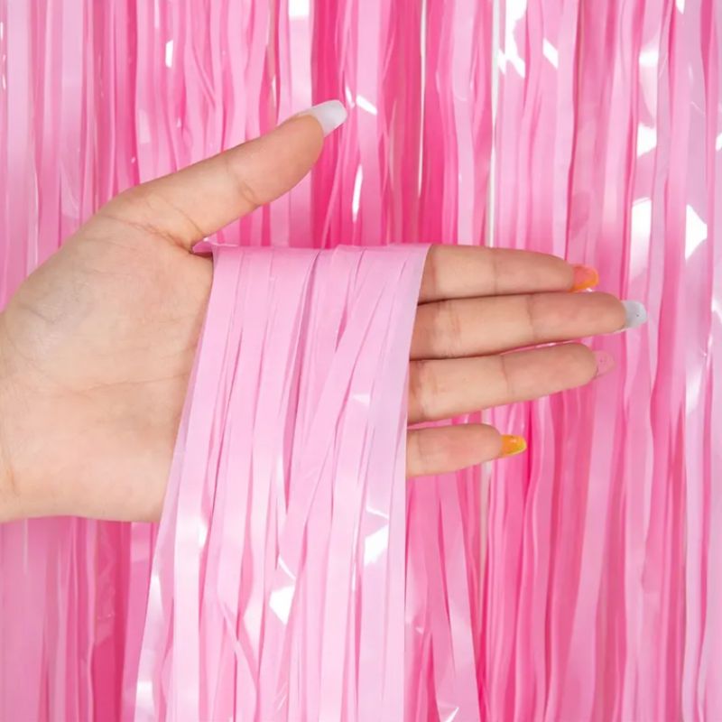 Backdrop Paper Fringe Garland Curtain Foil Fringe Curtain for Party Backdrop Tinsel Metallic Curtains Photo Backdrop Streamer