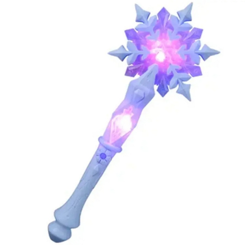 Magic Star Wand Glowing Sticks Girls Princess Flashing Fairy Wands Party Cosplay Props Light Up Toy Kids Gift