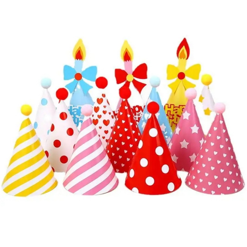 Hot Selling Candle bow Birthday Christmas Party Hats Birthday Hats For Kids' And Adults' Birthday Party